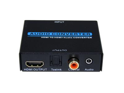 EXTRATOR DE ÁUDIO HDMI - Converte HDMI para HDMI + Áudio, com suporte a 1080p e 3D