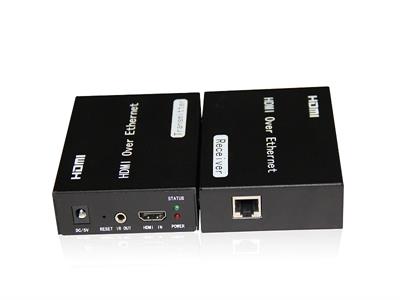Super extensor HDMI 120m (1080p) sobre 1 cabo Cat5e/6 (Tx+Rx) com IR - Via Rede LAN